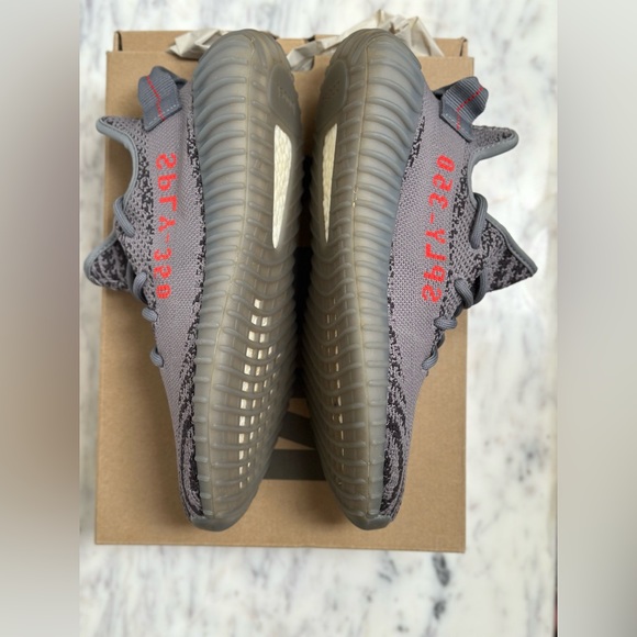 Authentic YEEZY Boost 350 V2 grey borang dgsorg AH2203 men US 6 female - Picture 13 of 15